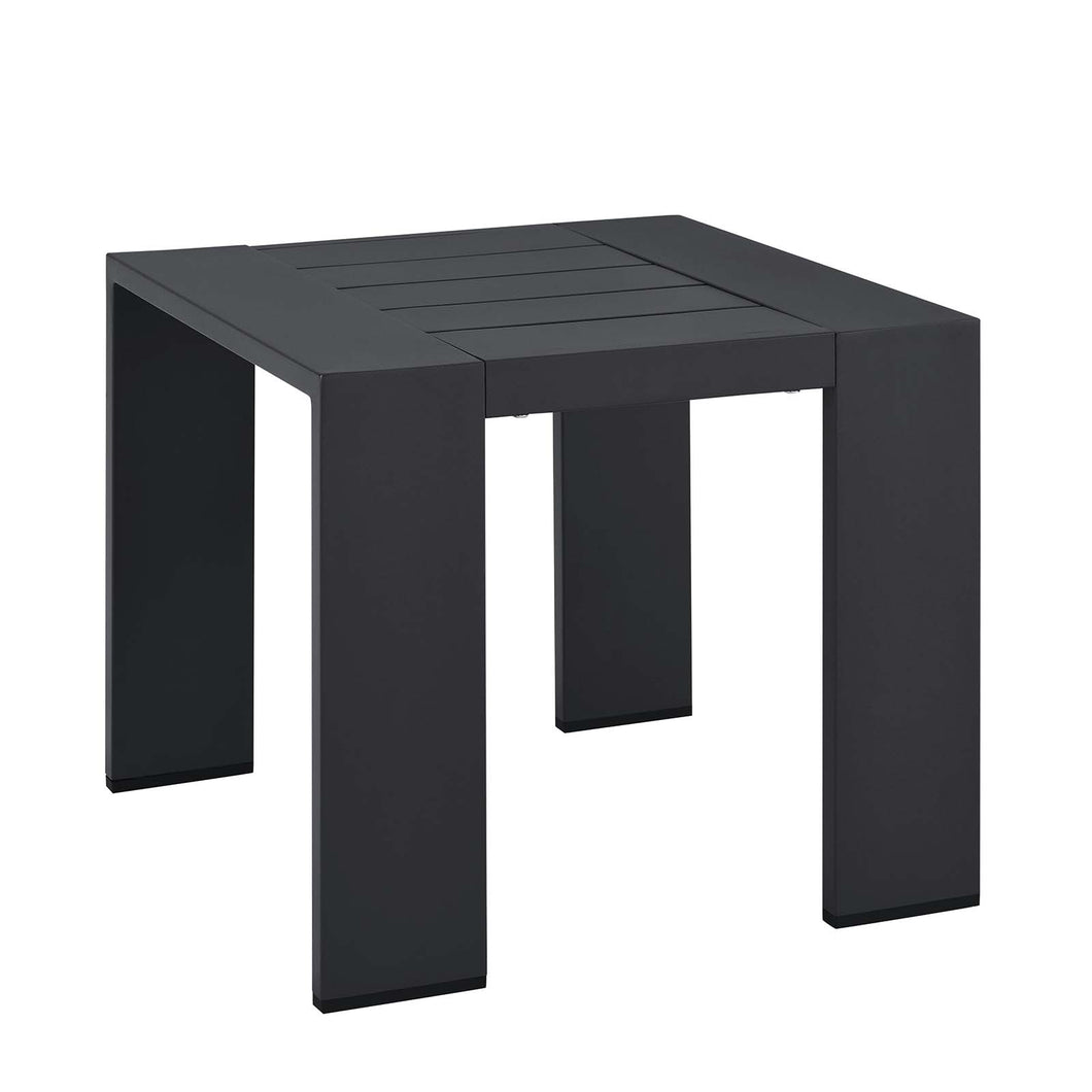Tahoe Outdoor Patio Powder-Coated Aluminum End Table