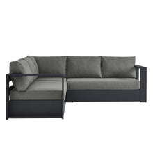 Load image into Gallery viewer, Tahoe Outdoor Patio Powder-Coated Aluminum 3-Piece Sectional Sofa Set
