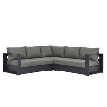 Load image into Gallery viewer, Tahoe Outdoor Patio Powder-Coated Aluminum 3-Piece Sectional Sofa Set
