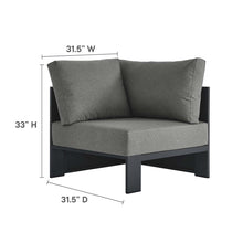 Load image into Gallery viewer, Tahoe Outdoor Patio Powder-Coated Aluminum 3-Piece Sectional Sofa Set
