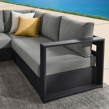 Load image into Gallery viewer, Tahoe 3-Piece Outdoor Patio Powder-Coated Aluminum Sectional Sofa Set by Modway
