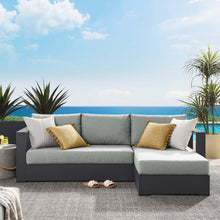 Load image into Gallery viewer, Tahoe Outdoor Patio Powder-Coated Aluminum 2-Piece Right-Facing Chaise Sectional Sofa Set
