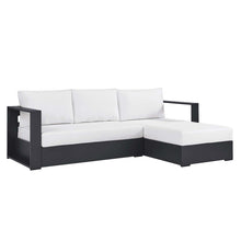 Load image into Gallery viewer, Tahoe Outdoor Patio Powder-Coated Aluminum 2-Piece Right-Facing Chaise Sectional Sofa Set
