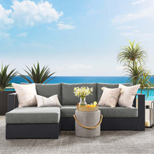 Load image into Gallery viewer, Tahoe Outdoor Patio Powder-Coated Aluminum 2-Piece Left-Facing Chaise Sectional Sofa Set
