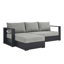 Load image into Gallery viewer, Tahoe Outdoor Patio Powder-Coated Aluminum 2-Piece Left-Facing Chaise Sectional Sofa Set
