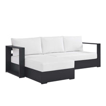 Load image into Gallery viewer, Tahoe Outdoor Patio Powder-Coated Aluminum 2-Piece Left-Facing Chaise Sectional Sofa Set
