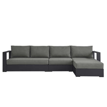 Load image into Gallery viewer, Tahoe 3-Piece Outdoor Patio Powder-Coated Aluminum Right-Facing Chaise Sectional Sofa Set by Modway
