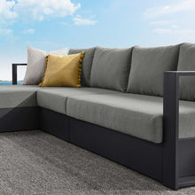 Load image into Gallery viewer, Tahoe 3-Piece Outdoor Patio Powder-Coated Aluminum Left-Facing Chaise Sectional Sofa Set by Modway
