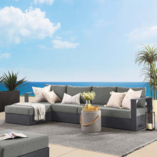 Load image into Gallery viewer, Tahoe 3-Piece Outdoor Patio Powder-Coated Aluminum Left-Facing Chaise Sectional Sofa Set by Modway
