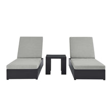 Load image into Gallery viewer, Tahoe 3-Piece Outdoor Patio Powder-Coated Aluminum Chaise Lounge Set by Modway

