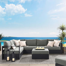 Load image into Gallery viewer, Tahoe 5-Piece Outdoor Patio Powder-Coated Aluminum Sectional Sofa Set by Modway
