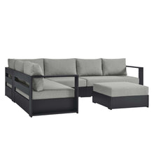 Load image into Gallery viewer, Tahoe 5-Piece Outdoor Patio Powder-Coated Aluminum Sectional Sofa Set by Modway
