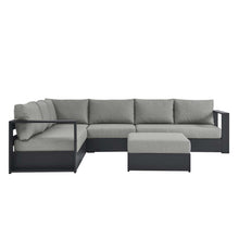 Load image into Gallery viewer, Tahoe 5-Piece Outdoor Patio Powder-Coated Aluminum Sectional Sofa Set by Modway
