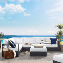 Load image into Gallery viewer, Tahoe 5-Piece Outdoor Patio Powder-Coated Aluminum Sectional Sofa Set by Modway
