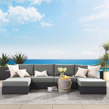 Load image into Gallery viewer, Tahoe Outdoor Patio Powder-Coated Aluminum 4-Piece Sectional Sofa Set
