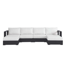 Load image into Gallery viewer, Tahoe 4-Piece Outdoor Patio Powder-Coated Aluminum Sectional Sofa Set by Modway
