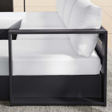 Load image into Gallery viewer, Tahoe 4-Piece Outdoor Patio Powder-Coated Aluminum Sectional Sofa Set by Modway

