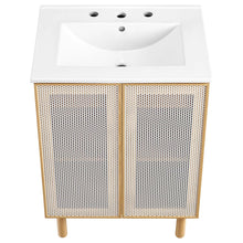 Load image into Gallery viewer, Calla 24&quot; Perforated Metal Bathroom Vanity by Modway
