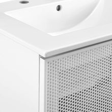 Load image into Gallery viewer, Calla 24&quot; Perforated Metal Bathroom Vanity by Modway

