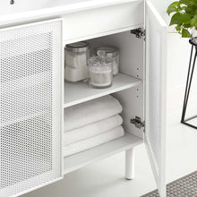 Load image into Gallery viewer, Calla 36&quot; Perforated Metal Bathroom Vanity by Modway
