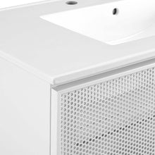 Load image into Gallery viewer, Calla 36&quot; Perforated Metal Bathroom Vanity by Modway
