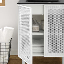 Load image into Gallery viewer, Calla 24&quot; Perforated Metal Bathroom Vanity by Modway
