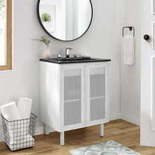 Load image into Gallery viewer, Calla 24&quot; Perforated Metal Bathroom Vanity by Modway

