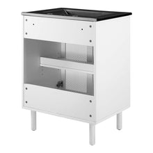 Load image into Gallery viewer, Calla 24&quot; Perforated Metal Bathroom Vanity by Modway
