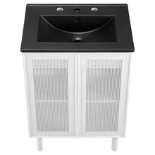 Load image into Gallery viewer, Calla 24&quot; Perforated Metal Bathroom Vanity by Modway
