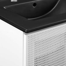 Load image into Gallery viewer, Calla 24&quot; Perforated Metal Bathroom Vanity by Modway

