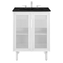 Load image into Gallery viewer, Calla 24&quot; Perforated Metal Bathroom Vanity by Modway
