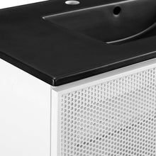 Load image into Gallery viewer, Calla 36&quot; Perforated Metal Bathroom Vanity by Modway
