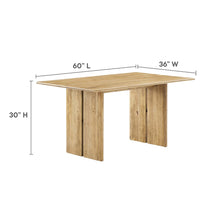 Load image into Gallery viewer, Amistad 60&quot; Wood Dining Table and Bench Set
