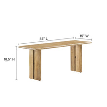 Load image into Gallery viewer, Amistad 60&quot; Wood Dining Table and Bench Set
