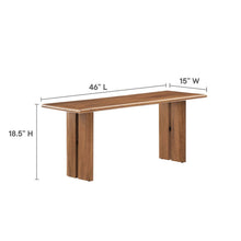 Load image into Gallery viewer, Amistad 60&quot; Wood Dining Table and Bench Set by Modway
