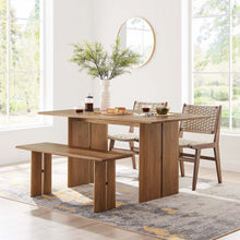 Load image into Gallery viewer, Amistad 60&quot; Wood Dining Table and Bench Set by Modway
