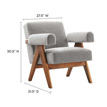 Load image into Gallery viewer, Lyra Boucle Fabric Armchair Set of 2 by Modway
