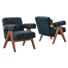 Load image into Gallery viewer, Lyra Fabric Armchair Set of 2 by Modway
