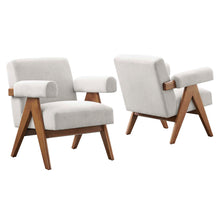 Load image into Gallery viewer, Lyra Fabric Armchair Set of 2 by Modway
