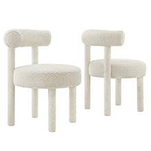Load image into Gallery viewer, Toulouse Boucle Fabric Dining Chair Set of 2 by Modway

