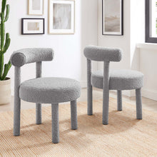 Load image into Gallery viewer, Toulouse Boucle Fabric Dining Chair Set of 2 by Modway
