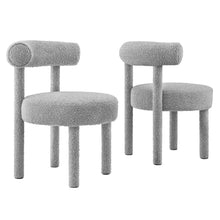 Load image into Gallery viewer, Toulouse Boucle Fabric Dining Chair Set of 2 by Modway
