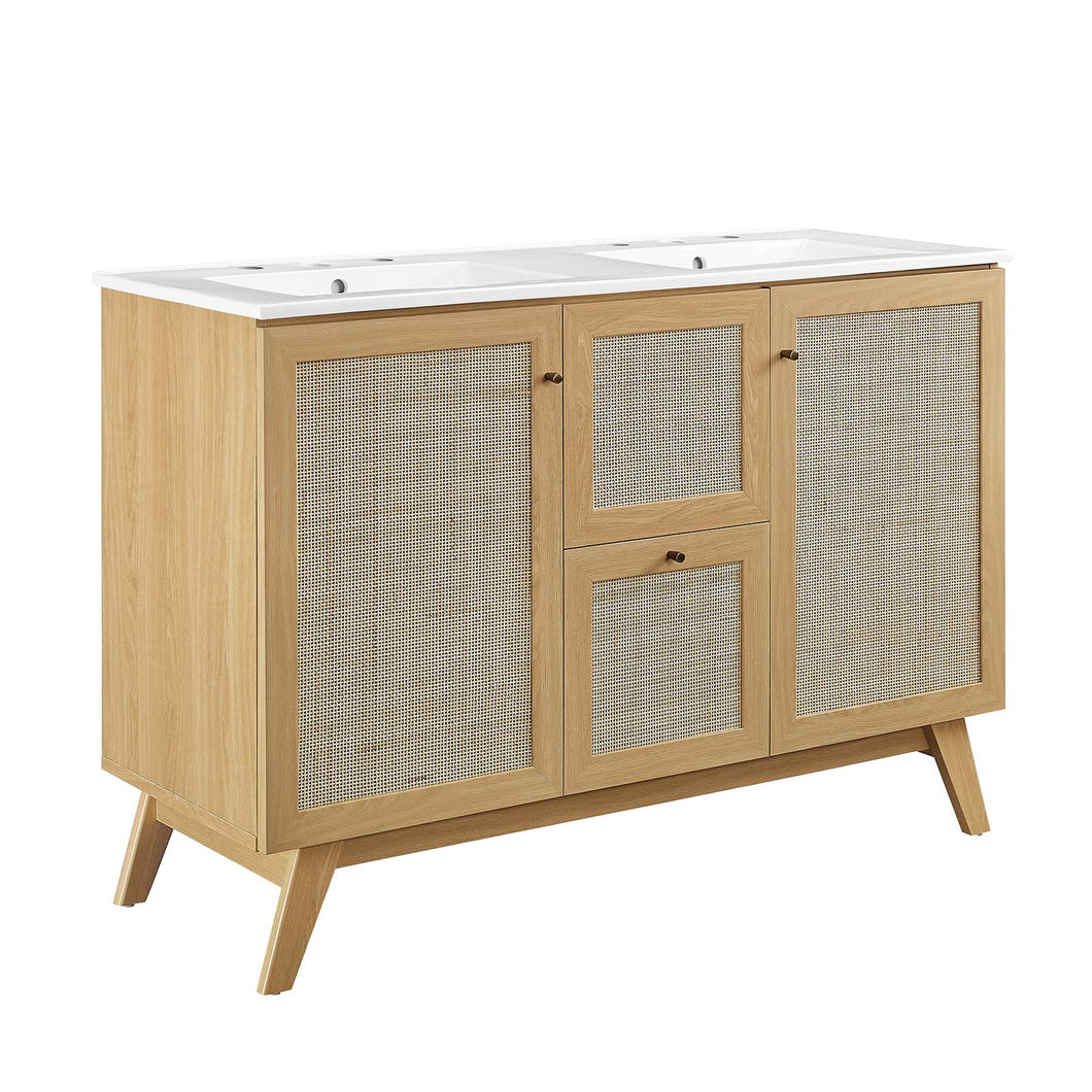 Soma 48Ó Double Sink Bathroom Vanity by Modway