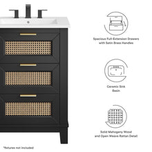 Load image into Gallery viewer, Dixie 24&quot; Solid Wood Bathroom Vanity by Modway

