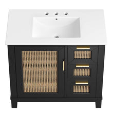 Load image into Gallery viewer, Dixie 36Ó Solid Wood Bathroom Vanity Cabinet by Modway
