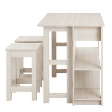 Load image into Gallery viewer, Meadowbrook 3-Piece Kitchen Island and Stool Set by Modway
