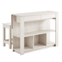 Load image into Gallery viewer, Meadowbrook 3-Piece Kitchen Island and Stool Set by Modway
