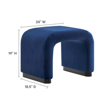 Load image into Gallery viewer, Koda Performance Velvet Waterfall Stool by Modway
