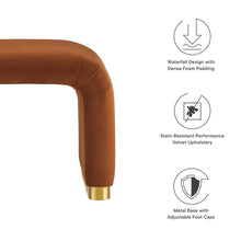 Load image into Gallery viewer, Koda Performance Velvet Waterfall Stool by Modway
