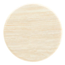 Load image into Gallery viewer, Lippa 20&quot; Round Artificial Travertine  Side Table
